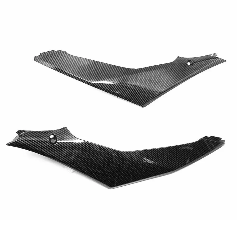 

For Suzuki GSX-R Parts & Accessories FRAME COVER 2008 2PCS ABS Carbon Fiber Black Practical To Use High Quality