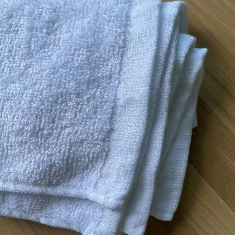 5pcs/lot White Suqare Towel Cotton Multipurpose Towels For Home Hotel Kitchen Bathroom Cleaning Dishcloth 29*29cm Hand Towel