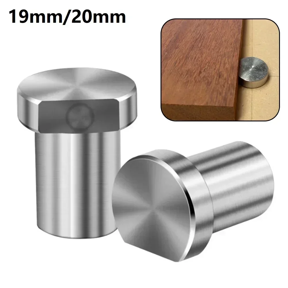 Workbench Peg Brake Stainless Steel Stop Clamp 19/20mm Positioning Planing Plug Shop Essential Woodworking Tools