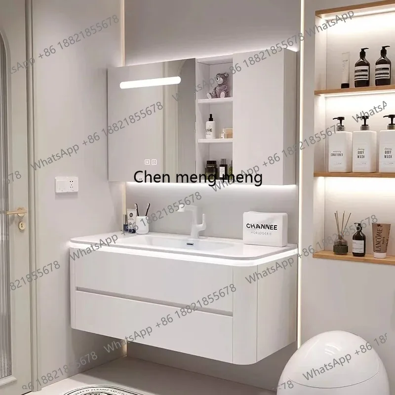 Drawers Organizer Bathroom Cabinet Waterproof Wall Mounted Bathroom Cabinet Washroom Space Saver Mobile Per Bagno Home Furniture