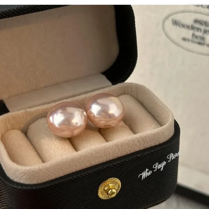 Pink Pearl Earrings for Women Korean Fashion Shell Pearl Earrings Women Girl Gift Luxury Jewellery Women Wedding Accessories