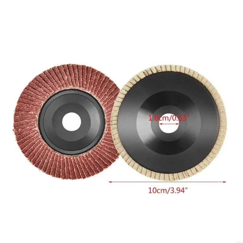 

G6DA Flap Disc Abrasive Grinding 100mm 4 Inch Holes Hook and Loop Sandpaper for Angle Grinder Die Grinder