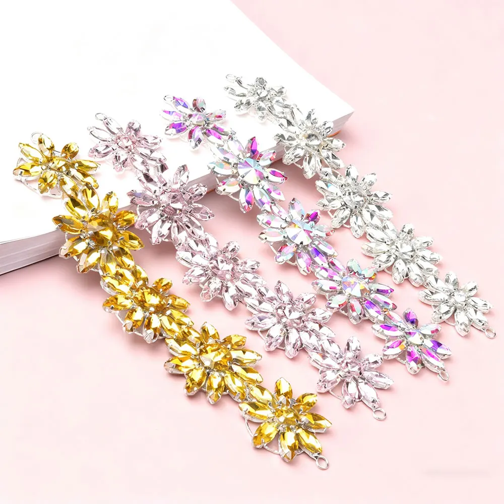 

DIY Creative Rhinestone Floral Belt Garment Accessory - Dress Decor for Women's DIY Creative Party & Personalized Fashion