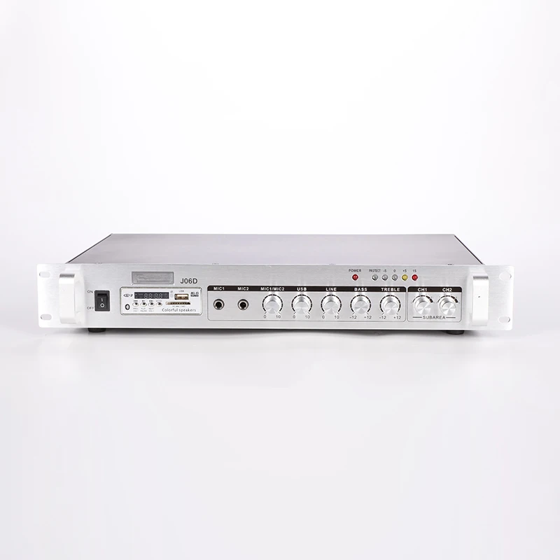 

80W 70V/100V 350W Integrated Home Amplifier with Mic for Public Address & Karaoke Systems