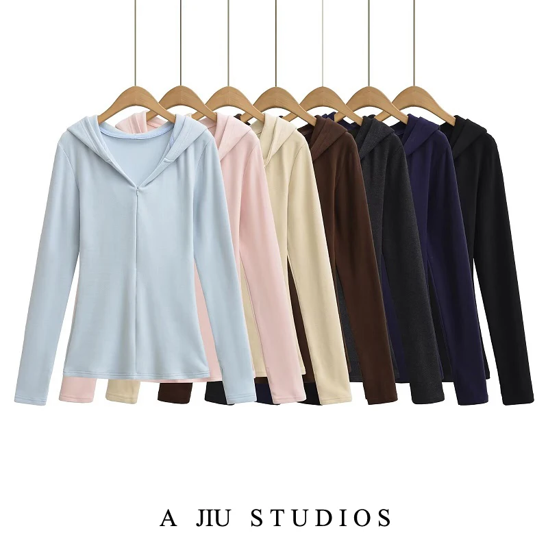 

Американская двусторонняя толстовка с капюшоном Fce, женская повседневная облегающая длинная куртка Sve Jaet, осень-зима, универсальная повседневная спортивная одежда