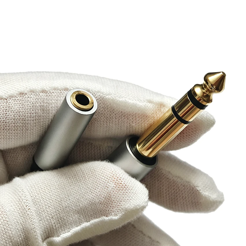 30/150CM 6.35 Male to 3.5 Female Audio Cable Headphone Stereo Adapter Cord With Braided Mesh For Electronic Musical Instruments