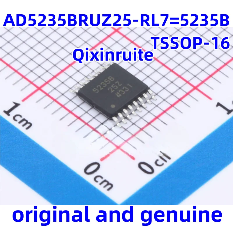 

Qixinruite Brand new original AD5235BRUZ25-RL7=5235B TSSOP-16 dual channel 1024 bit digital potentiometer chip