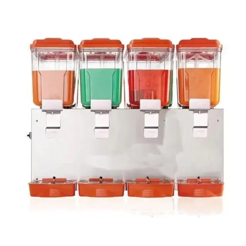 

Commercial Electric Automatic Beverage Juice Dispenser Machine 16Lx3 Tanks Cold Milk Juice Dispenser for Business Use
