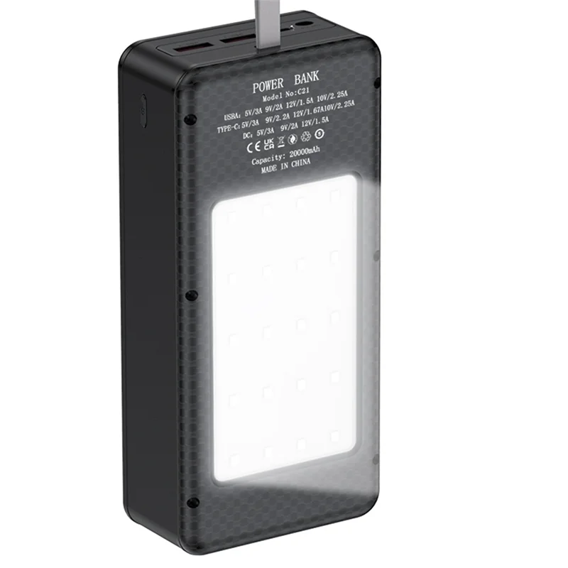 18650 Battery Power Bank Case QC3.0 15W PD Quick Charge 21X18650 Battery Storage Box 15W Wireless Charge Shell