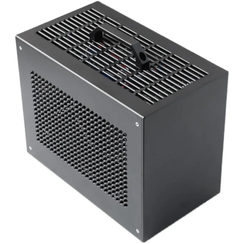 2022new T90 itx in-line case, mini A4 computer desktop, aluminum alloy case, sfx power supply