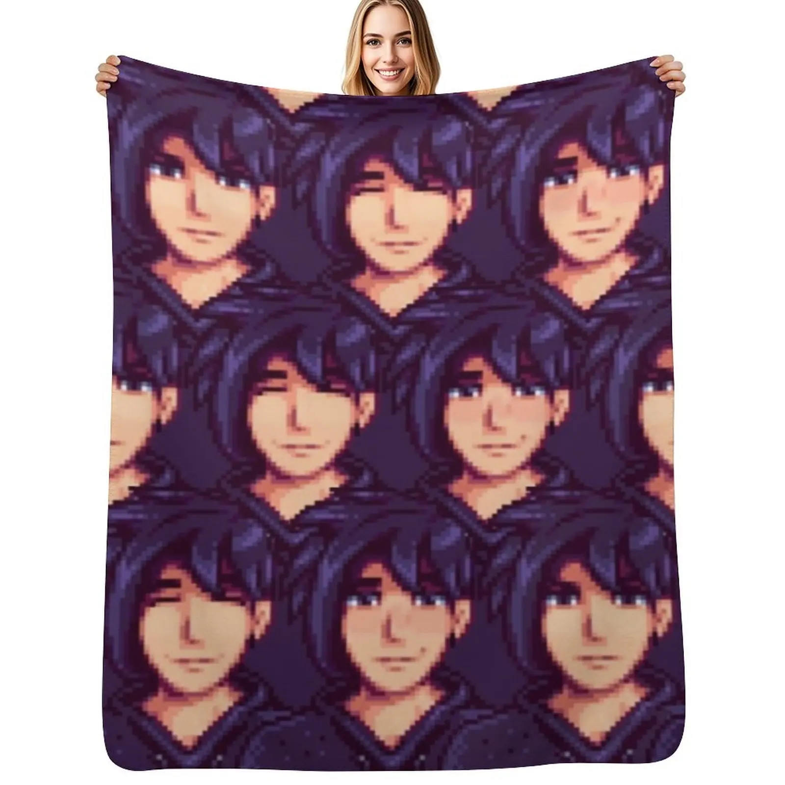 

Stardew Valley: Sebastian Throw Blanket Warm Cozy Throw Blanket for Living Room Couch