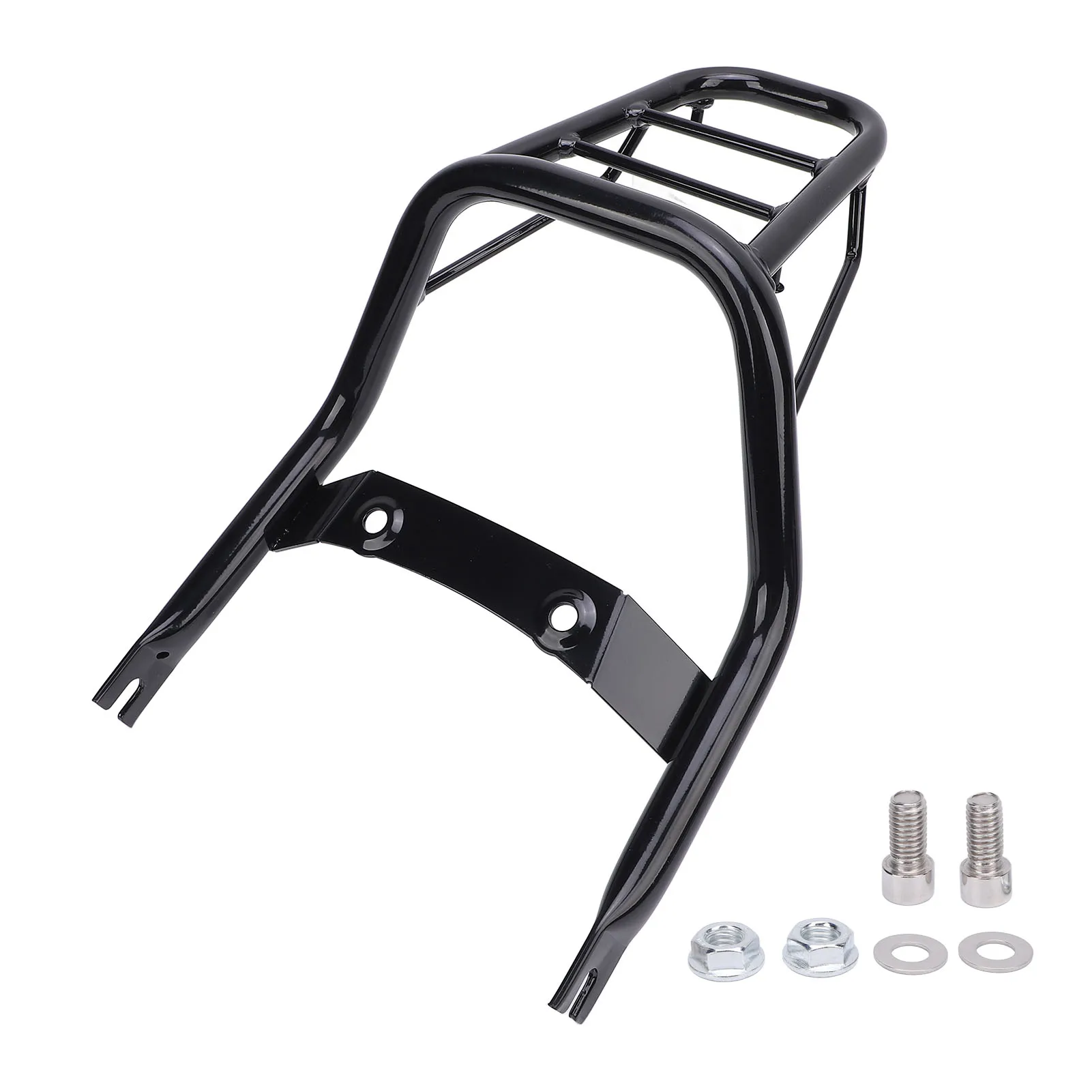 Rear Luggage Shelf Bracket Motorcycle Rear Luggage Storage Rack Extra Storage Space Stable Support for Monkey 125 2018 to 2024