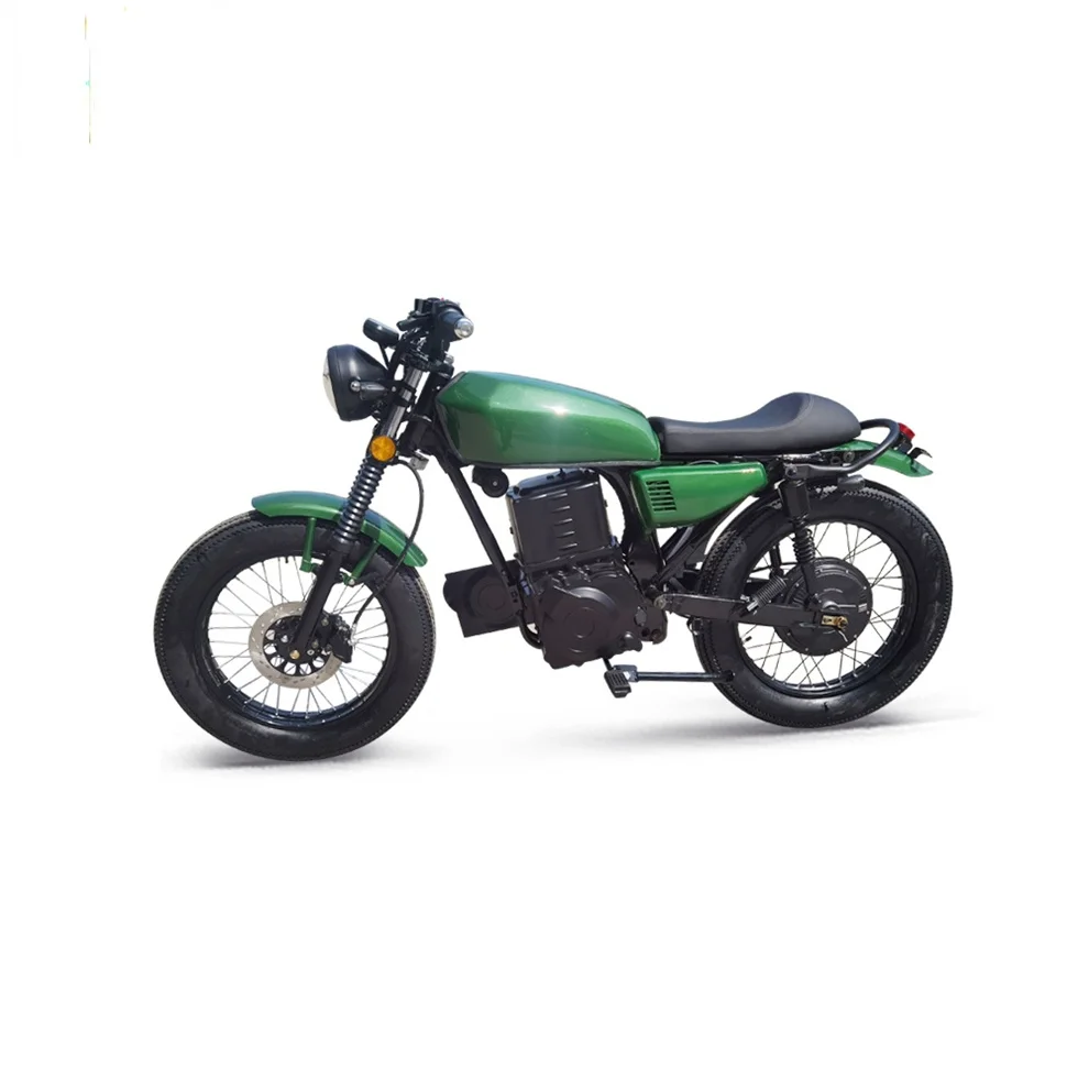 STLF Wuxi Modern Retro Motorcycle Electric Bicycle With Helmet