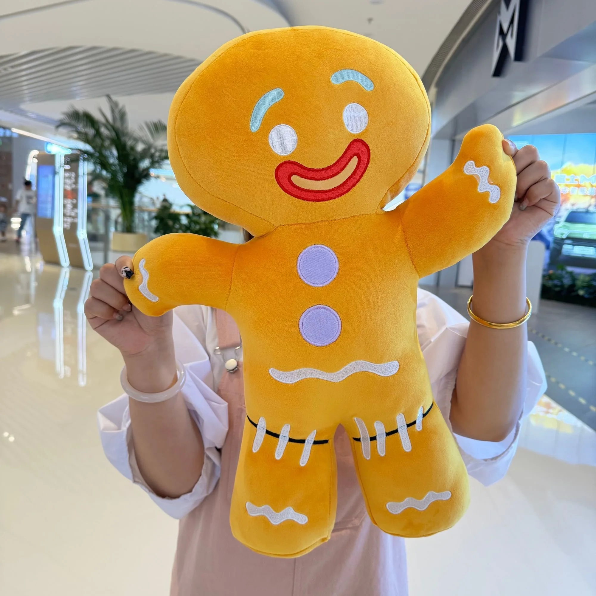 30cm Gingerbread Man Plush Toy Biscuit Peluche Stuffed Cookie Soft Doll Room Decoration Birthday Gifts