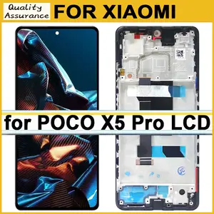 Bilashmart High Quality AMOLED Screen Xiaomi Poco X5 Pro LCD Display Touch Screen Assembly Repair Parts 22101320G 22101320I Models