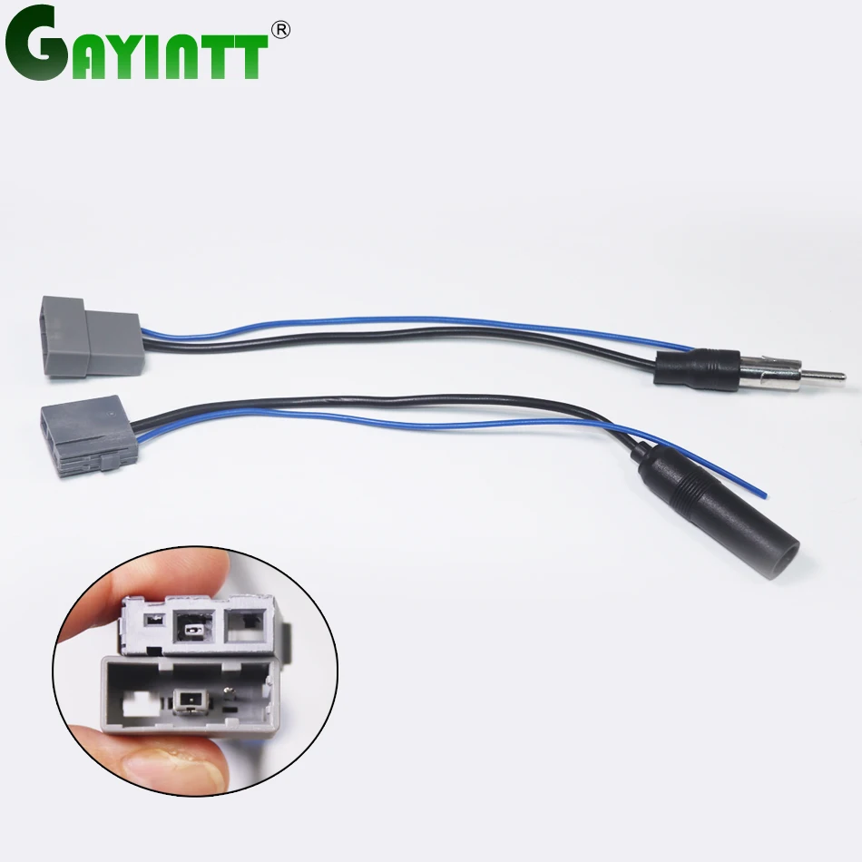 GAYINTT FM radio cable Suitable for Nissan LIVINA TIIDA TEANA QASHQAI BLUEBIRD SUNNY TIIDA Qichen FM antenna adapter