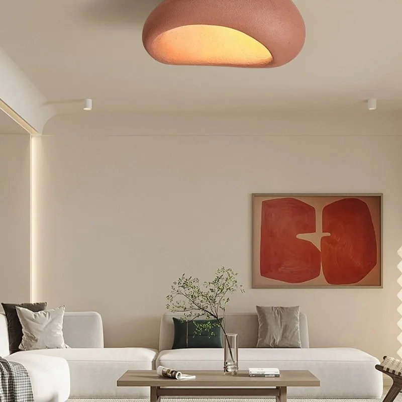Modern Designer Minimalist Ceiling Lights Restaurant Living Room Bedroom Study Bar Cream Style Shell-shaped Lighting LED Lamps