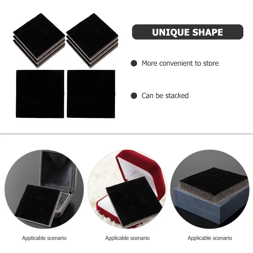 

Jewelry Box Lining Earring Sponge Tray Insert Holder Pad Display Case Boxes Organizer