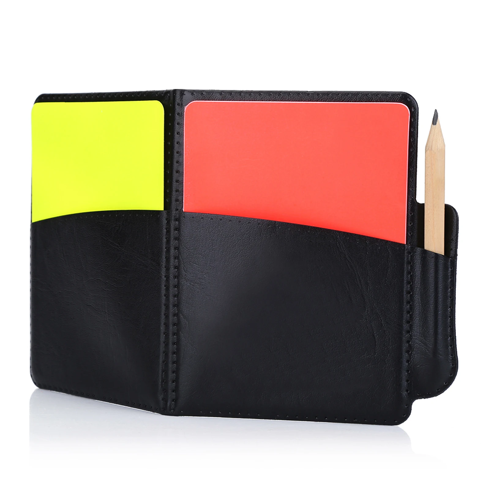 Karty sędziowskie PVC do meczów piłkarskich, czerwona i fluorescencyjna zielona karta, czerwona i fluorescencyjna zielona karta