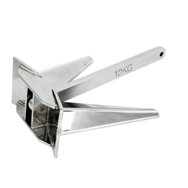[RAF] 316 Stainless Steel Pool Style Anchor for Dinghy Kayak Yacht Steamship Ship Boat Accessories Marine Hardware Sailing