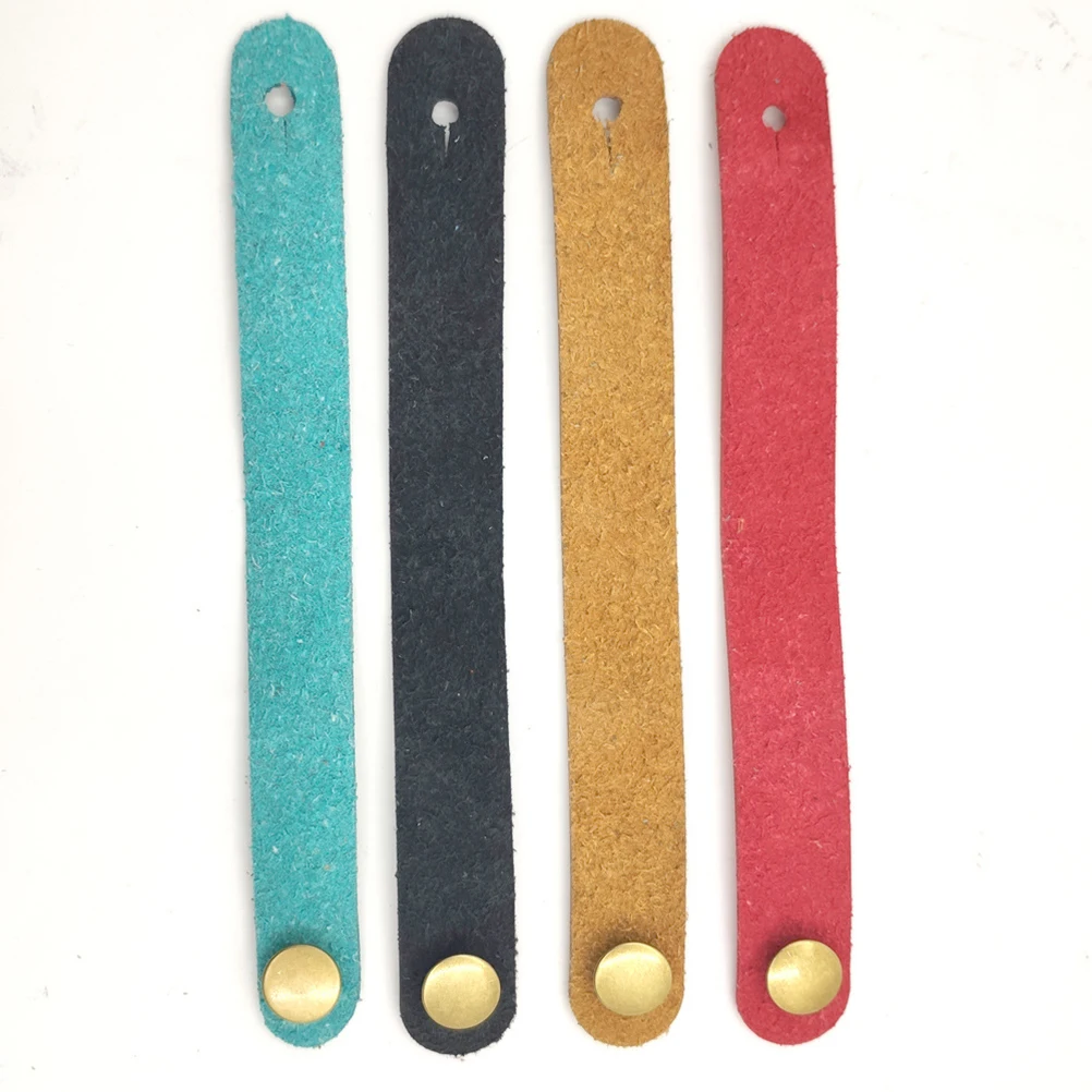 

4pcs Headstock Neckband Holder for Electric Acoustic Guitar Ukulele No Marks Guitar Neck Strap Thin Strap