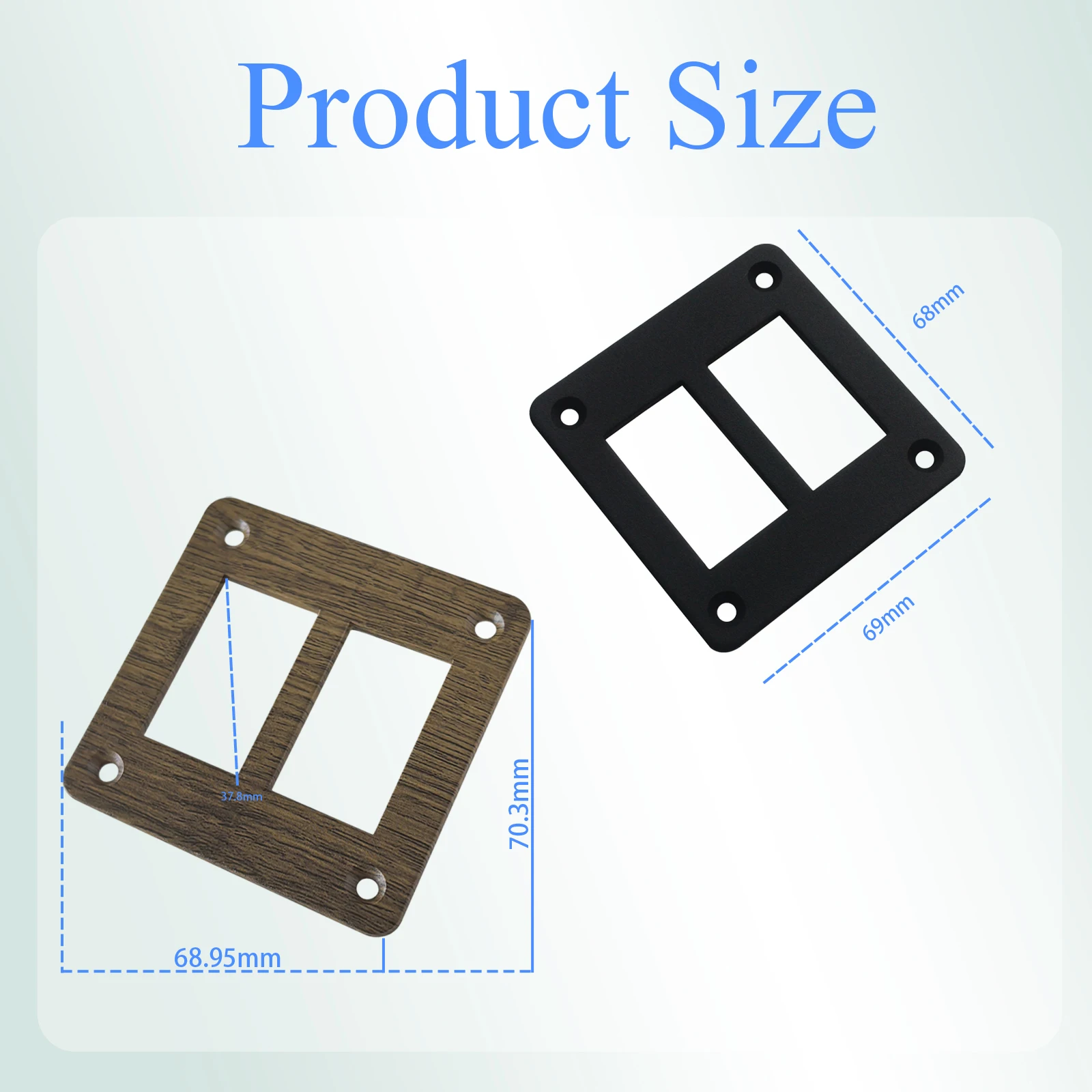 5Pin Waterproof Starlink GPS Rocker Switch Panel 12V/24V LED Blue Backlight On/Off Control for Boat Starlink Dish Antenna Router