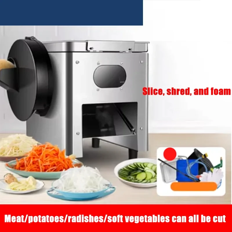 Electric Meat Cutter 2200W Slicer Shred Commercial Meat Cutting Machine The Detachable Meat Slicer