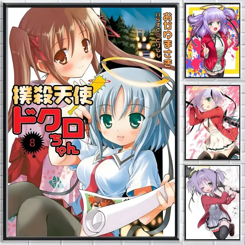 Bokusatsu Tenshi Dokuro-chan Poster Classic Poster HD Art Sticky Wall Waterproof Home Living Room Bedroom  Aesthetic Decoration
