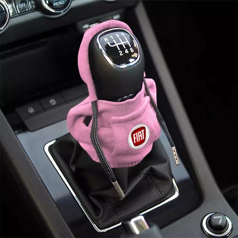 Housse de levier de vitesse universelle en forme de mini sweat-shirt, décoration de poignée de levier de vitesse pour Abbas FIAT Punto 500 Tipo Stilo Palio Bravo Doblo
