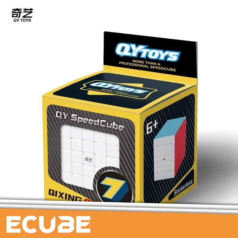 

[ECube] QiYi QiXing 7x7x7 Magic Speed Cube Профессиональная игрушка-головоломка-антистресс Qixing S2 Детский подарок с наклейками