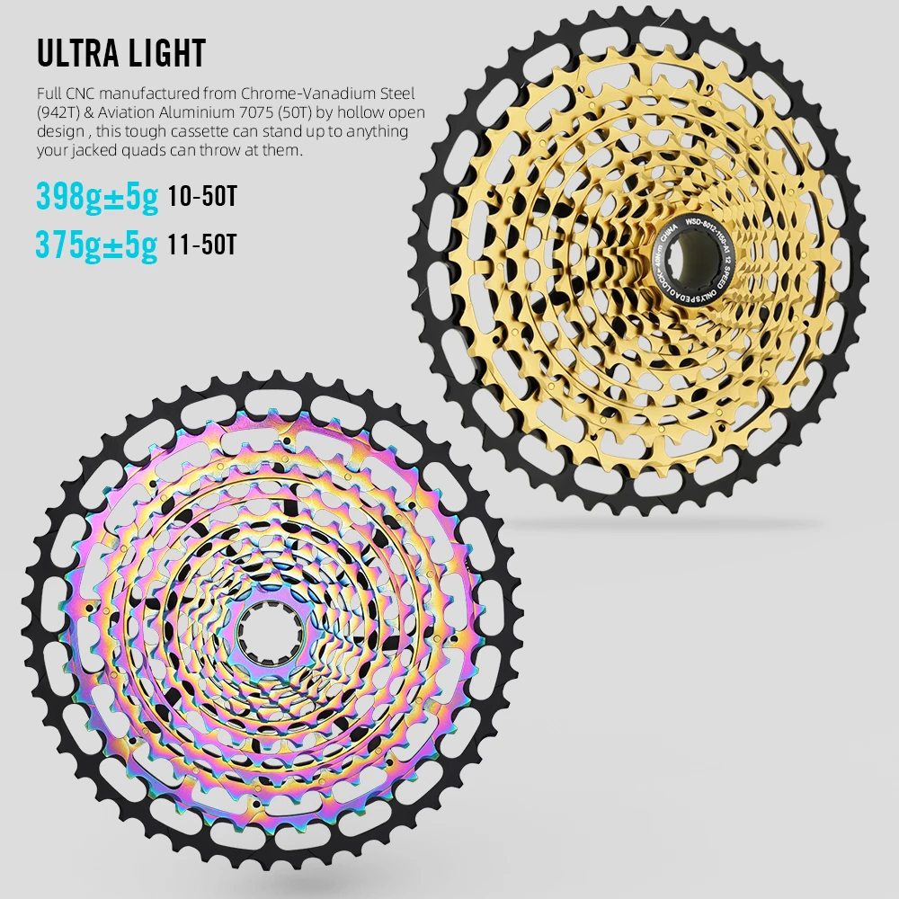 12-Speed MTB Freewheel 10-50T CNC Steel