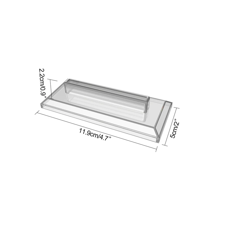 10pcs Transparent bracket for FC game card display stand plastic transparent bracket JP version