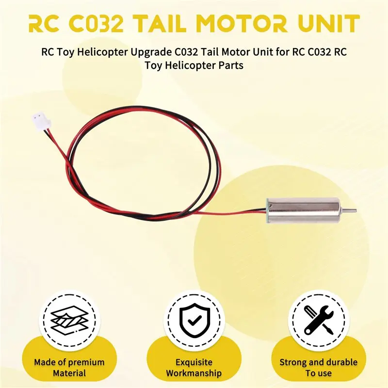 Best-2X RC Toy Helicopter Upgrade C032 Tail Motor Unit For RC C032 RC Toy Helicopter Parts