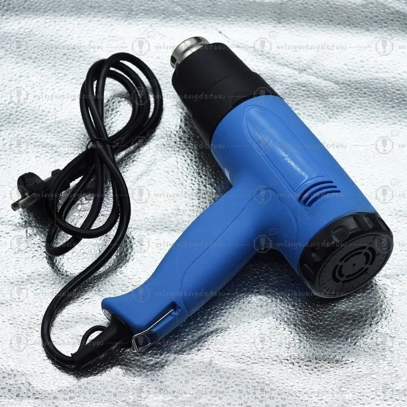 Hot Air Gun with Sleeve for Heat Shrink Caps and Heat Shrink Film