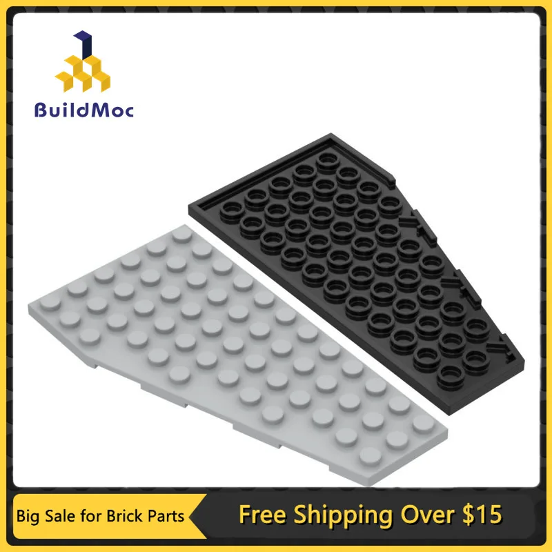 1Pc MOC Parts 30356 Wedge Plate 6 x 12 Right Compatible Bricks DIY Assmble Building Blocks Particle Kid Puzzle Brain Toy Gift