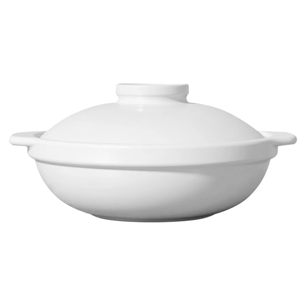 

Ceramic Stove Top Cooking Pot Heat Resistant Stewing Pot for Kitchen Household Soup Braise Food Party Family Gatherings