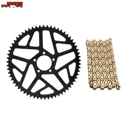 Motorcycle 7075 Aluminum 58T 62T Sprocket 106L 112L 120L Chain Set Kits For Sur-Ron Surron Segway Electric Cross-country Bike