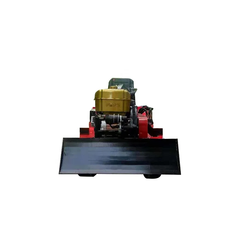 Mini Power Tiller Cultivator Tractor Rotary Plough Farm Orchard Hill Crawler Tractor Rotary Cultivate Plough Fertilizing Machine