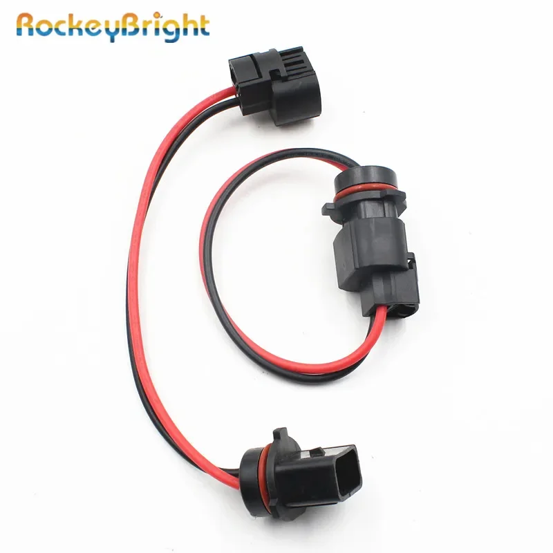 2x Car 5202/H16/2504/PSX24W Female Socket Connector Adapter To P13W Male Socket  Adapters Holders Harness Connector