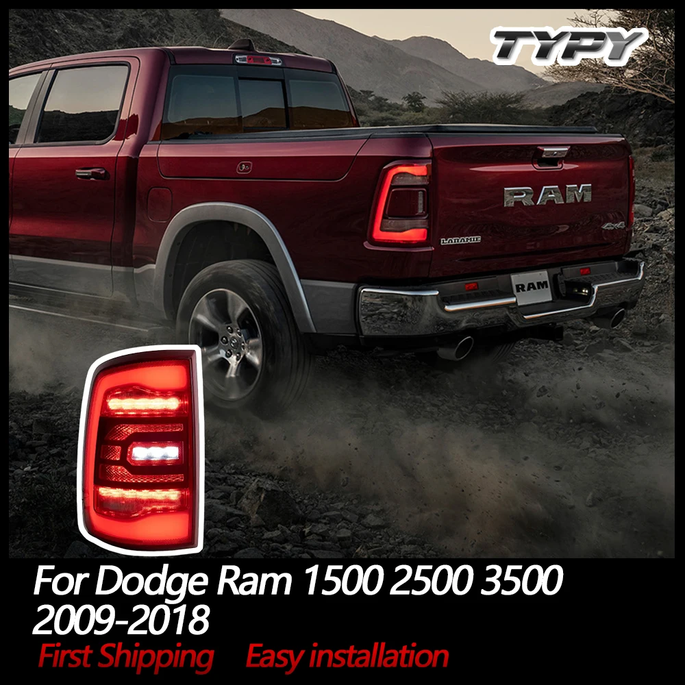 

Автомобильный фонарь, полностью светодиодный задний фонарь Ram 2500 3500 2010-2018 для Dodge Ram 1500 2009-2018, задние фонари в сборе