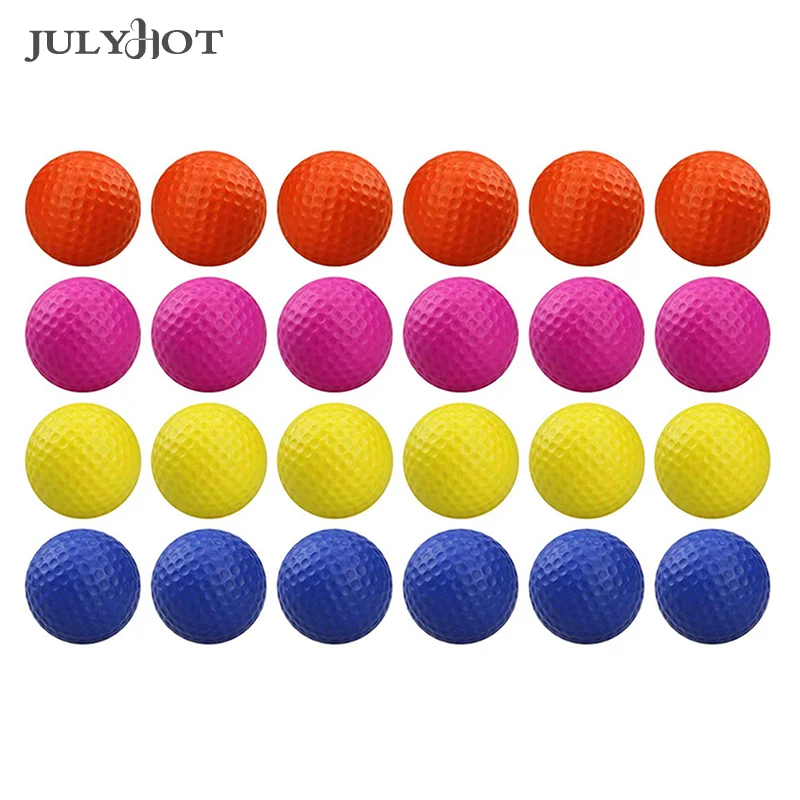 1Pc High Quality 42MM Colorful Pu Foam Sponge Soft Ball Indoor Practice Ball Sport Exercise Golf Sponge Foam Balls Golf Ball