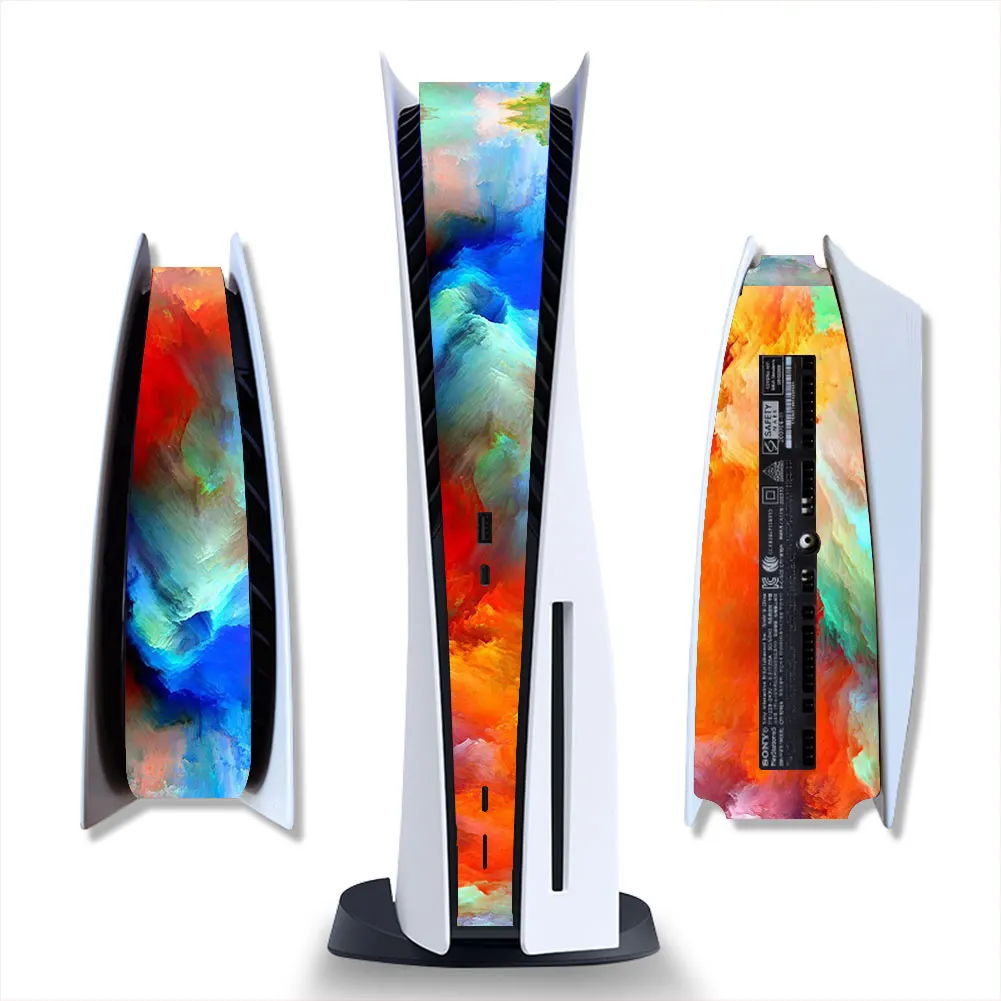 For PS5 Console Middel Skin Decoration Sticker Center Part Protection Strip Film Decals Custom Cover skin sticker