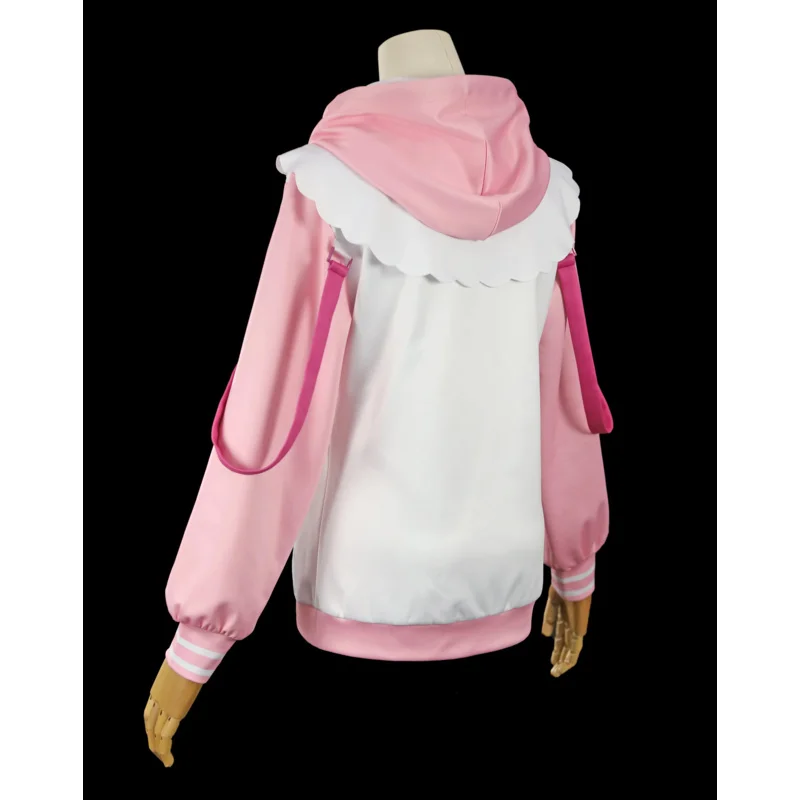Game Nikke Alice New Cosplay Costume Wig Pink Autumn Jacket Suit For Women Girls Long Sleeve Hooded Jackets Coat Women Hoodies