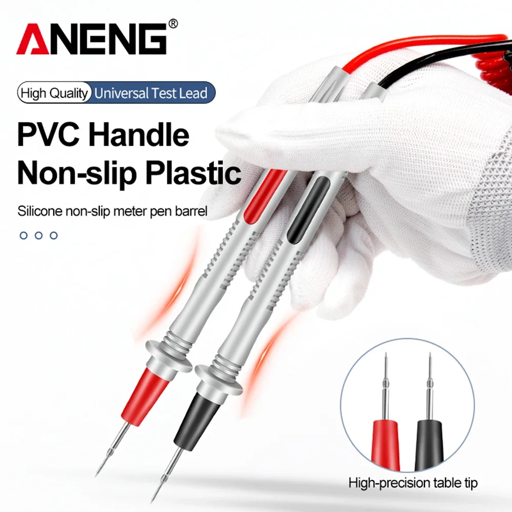 ANENG PT2009/2010 20A 1000V 테스터 리드 멀티미터 프로브 스프링 와이어 펜 케이블 전기 도구 디지털 멀티미터용 범용