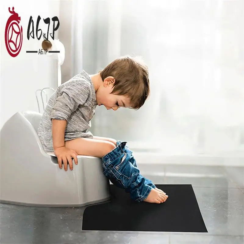

A67P-Upgrade Commode Potty Training Mats For Boys, Toilet Training Mats, Toilet Rugs, Toilet Rugs Shaped Washable