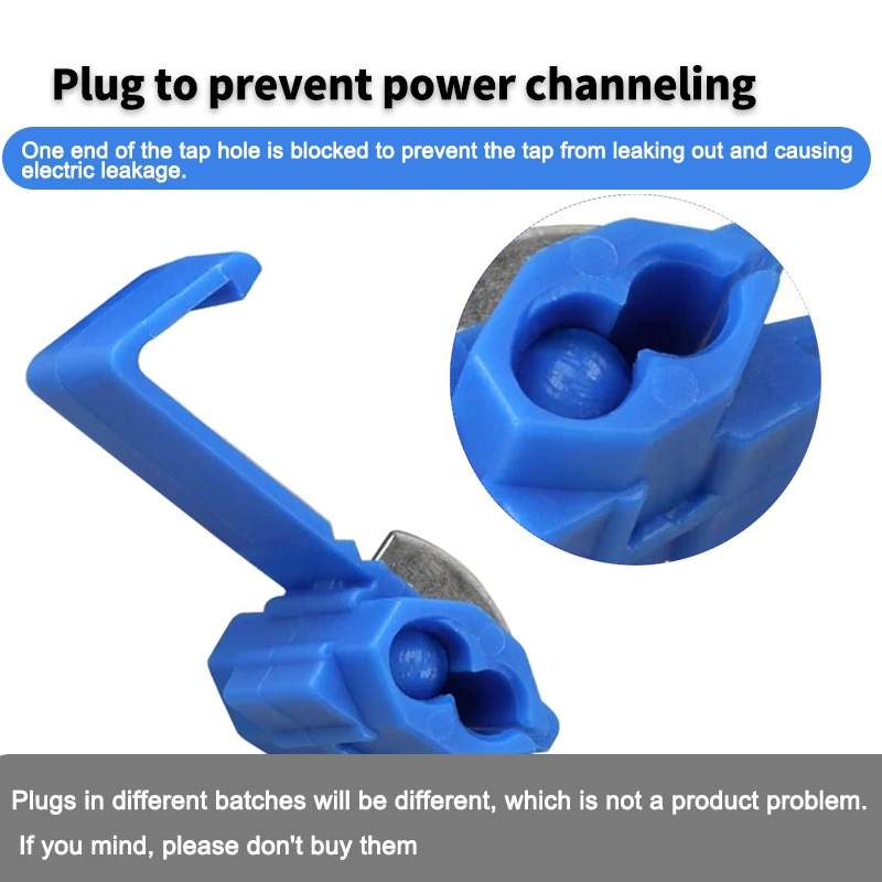 Connettori per cavi a filo Scotch Lock terminali elettrici a giunzione rapida crimpatura Non distruttiva senza linea di rottura AWG 22-18