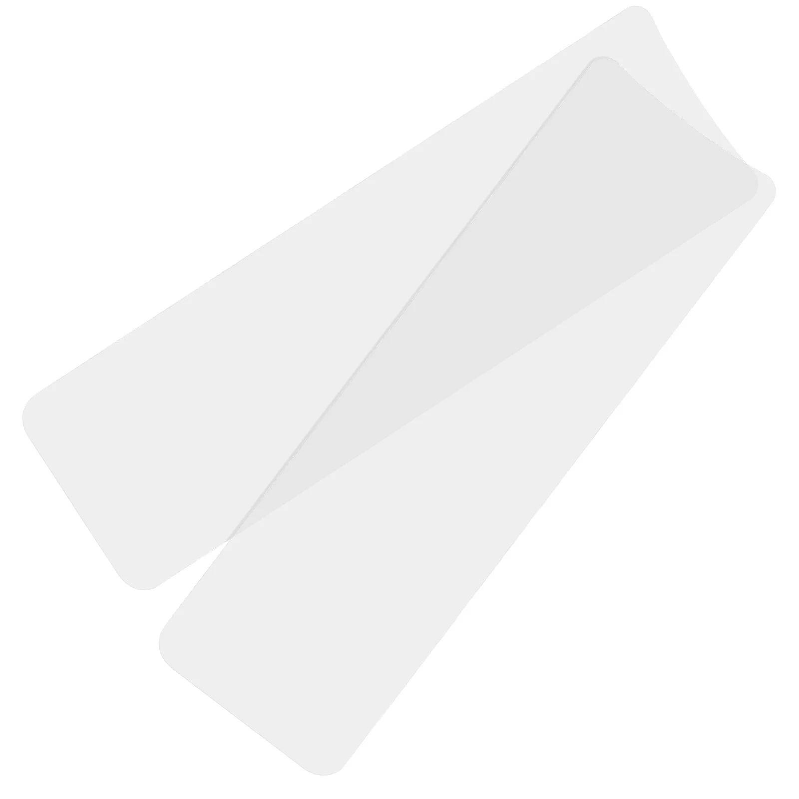 2Pcs Highlighting Board Transparent Hair Dye Paddle Hair Coloring Tool Curved Design for Highlighting and Styling - Image 3