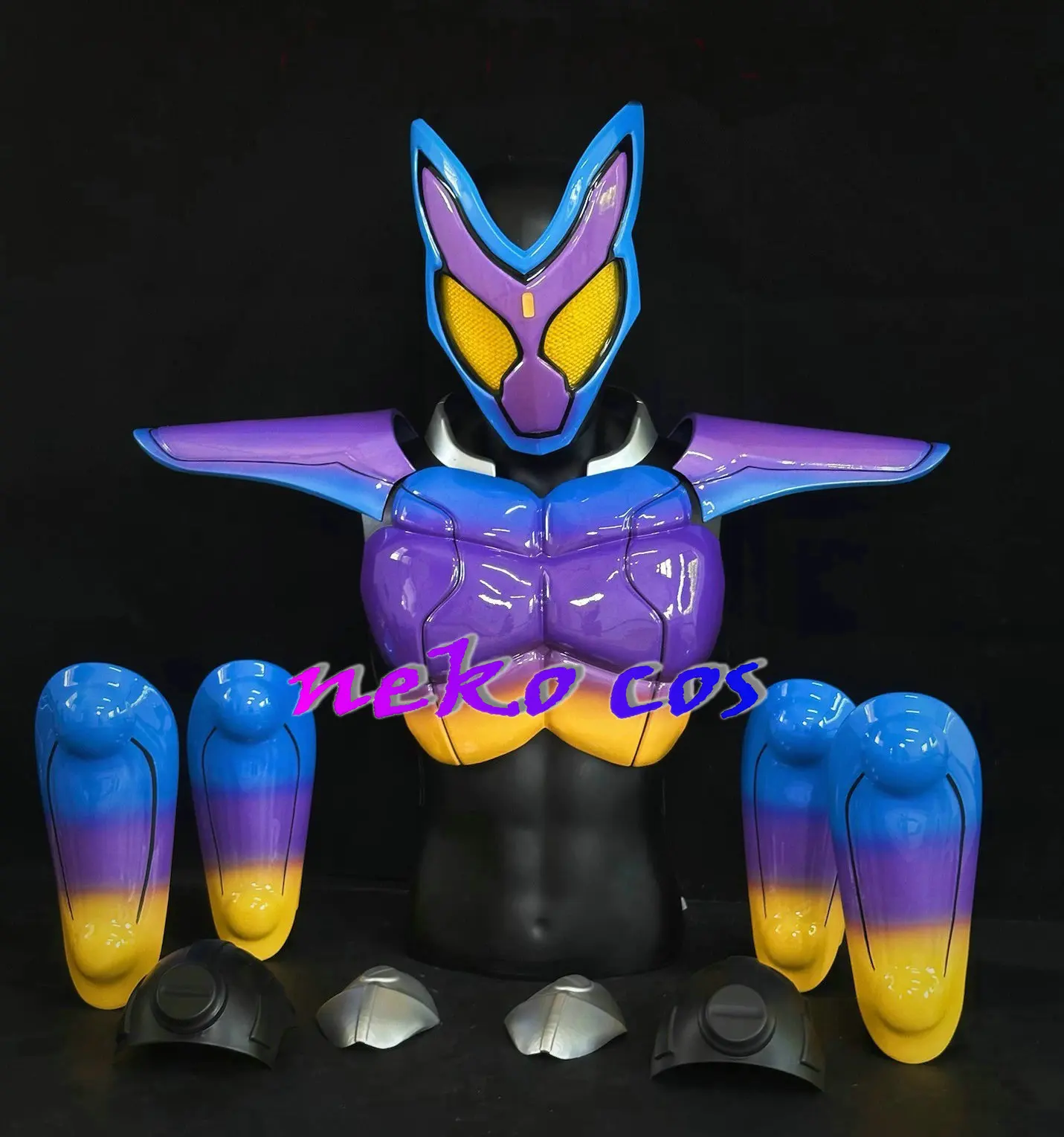 nekocos  Rider GAVV fullset mask Chest armor belt Blister productioIncluding clothes shoes Cosplay costume custom size