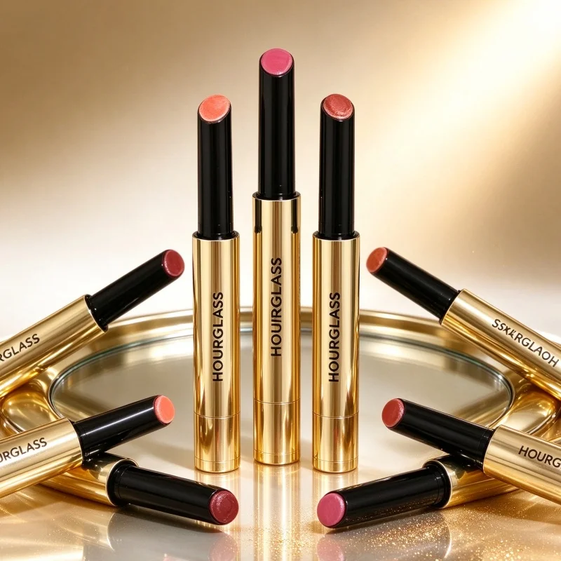 Best-selling Hourglass Lipstick Matte Lip Gloss Moisturizing Shiny Phantom Volumising Glossy Balm Lip Gloss Mirror Blush Product