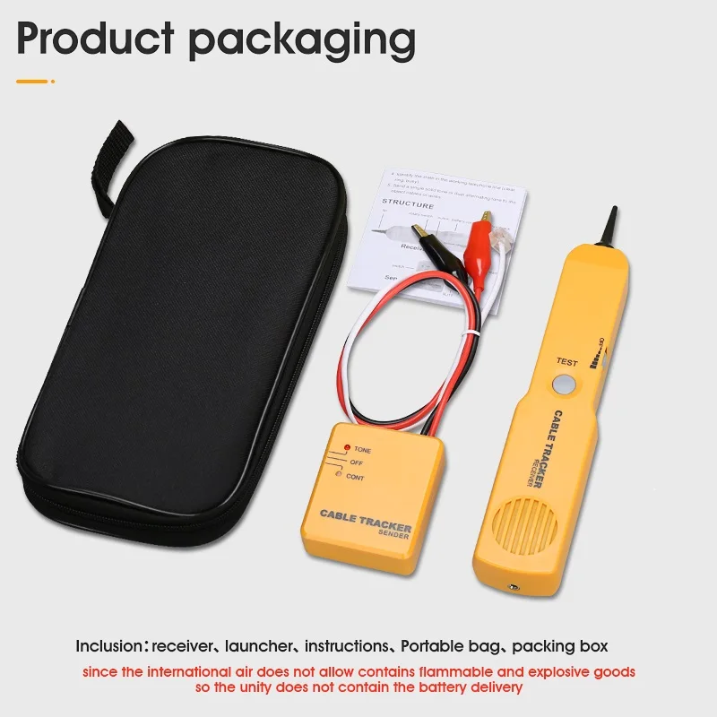 Tracker Diagnose Tone Finder Telephone Wire Cable Tester Toner Tracer inder Detector Networking Tools